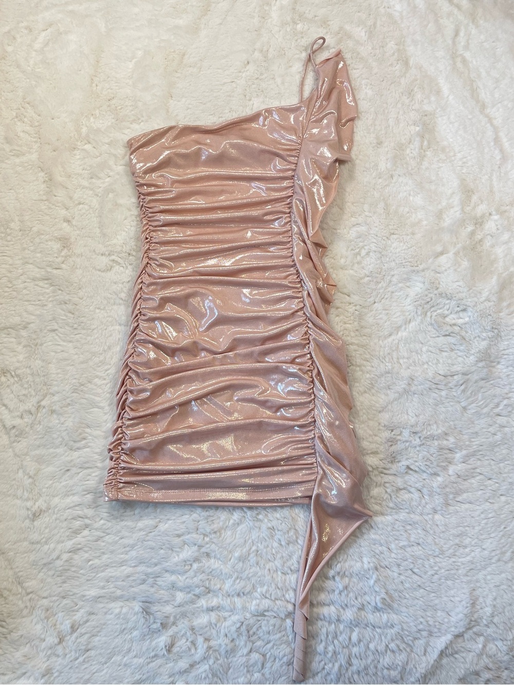 Lovely Day Soft Blush Pink Stretch Fabric Top